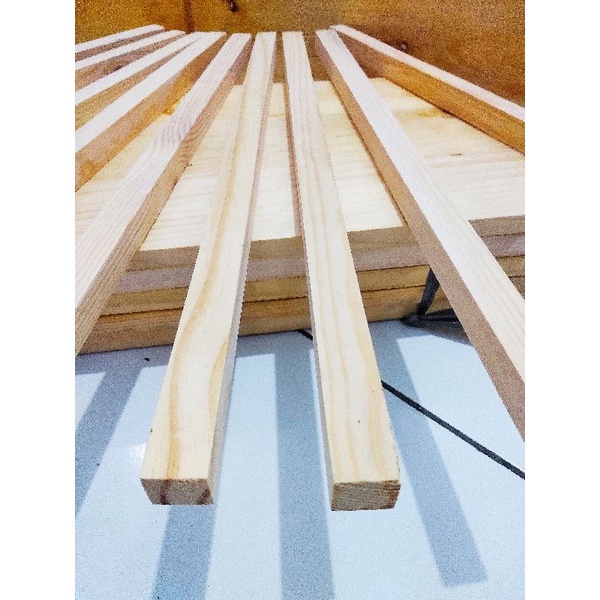 KAYU 2x2 Length 50cm Dutch Teak Wood stick Battens Have Been Sanded