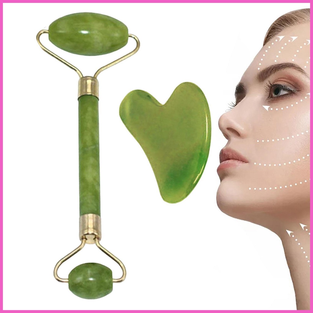 Gua Sha Set Cooling Face Roller And Gua Sha Set Facial Roller Facial