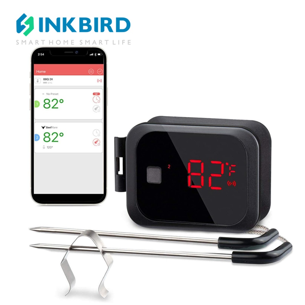 INKBIRD IBT2X Bluetooth BBQ Meat Thermometer Grill Barbecue Temperature Gauge Shopee Philippines