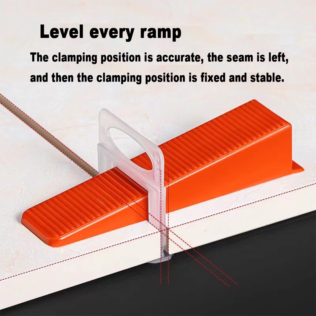 New 100pcs Reusable Tile Leveling Tile Wedges Tile Push Pliers Ceramic ...