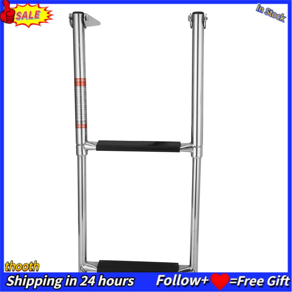 Thooth Pontoon Boat Ladder Stainless Steel Swim Step Easy To Install ...