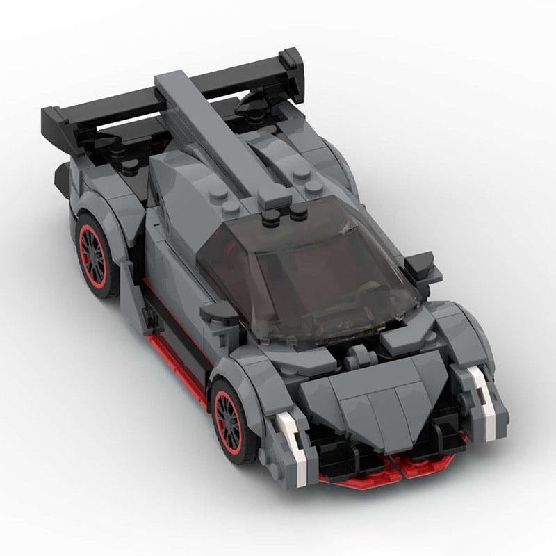 MOC Lamborghini Veneno Super Sports Cars Building Blocks Toys For Kids ...