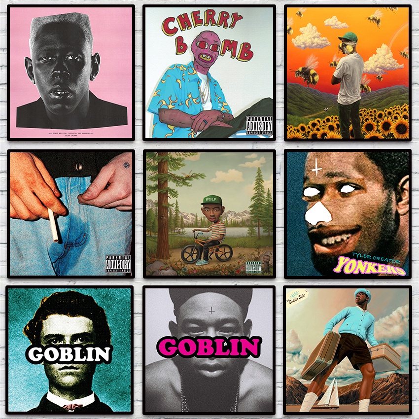 Tyler The Creator Music Posters Album Cover Flower Boy IGOR Cherry Bomb ...