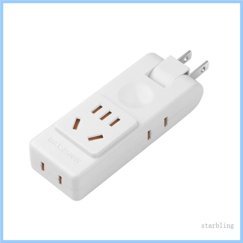 Star 180Degree Rotating Socket Power Adapter 4 in 1 Wall Outlet ...