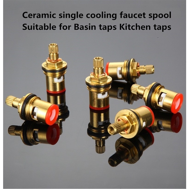 Disc Faucet Cartridge for replacement Faucet Accessories Refined copper ...
