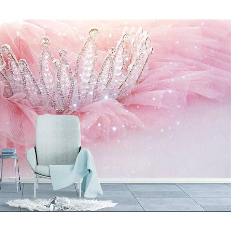 Photo Home Decor Cartoon Mermaid Bedroom Wallpaper Wall Art Mural 3D Wallpaper Paste Living Room The