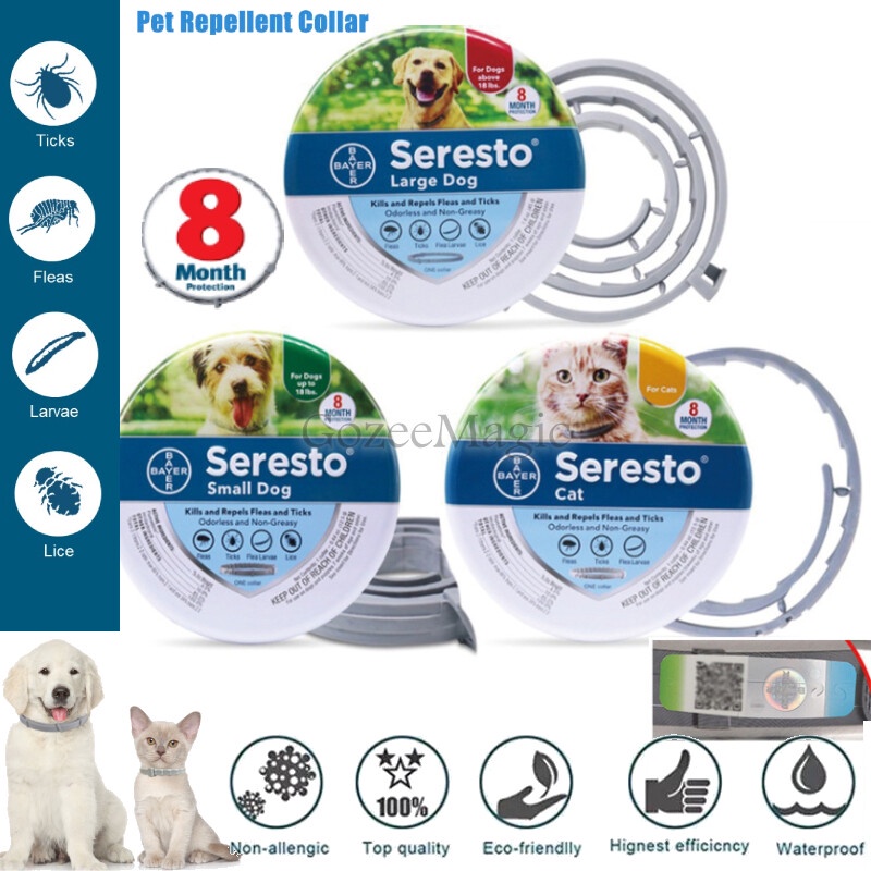 Bayer Seresto Anti Flea Collar Tick Collar for Dog Puppy Cat Kitten Nti