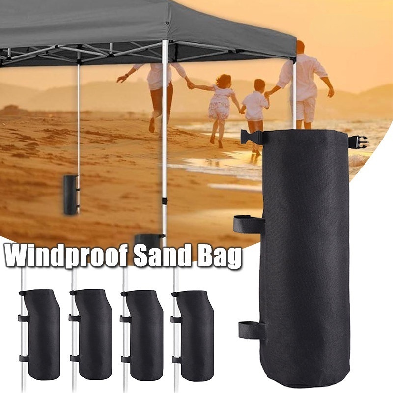 Sand Bags For Canopy Tent Outdoor Camping Beach Windproof Monocular Dual StrapBuckle Sand Bag