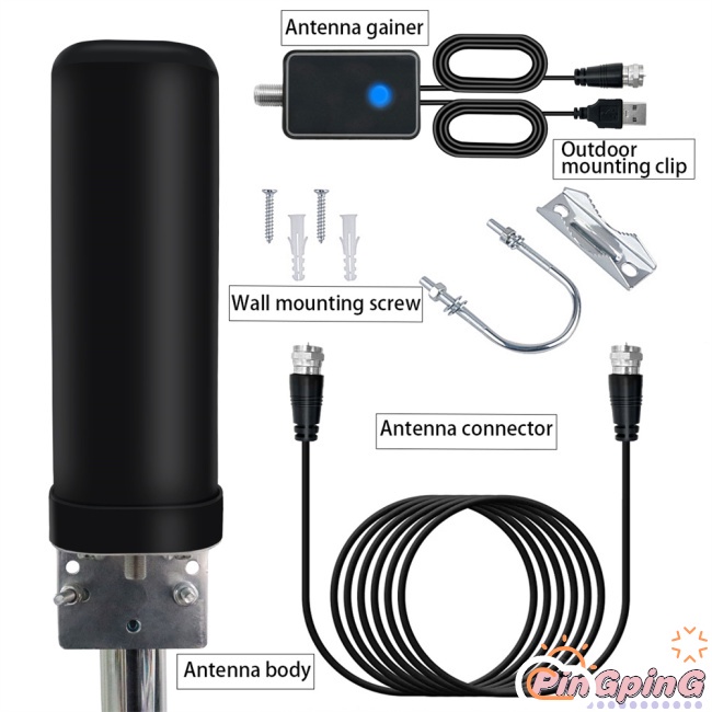 PING Outdoor Digital Hdtv Antenna 4k Hd Dtmb Ground Wave Antenna With