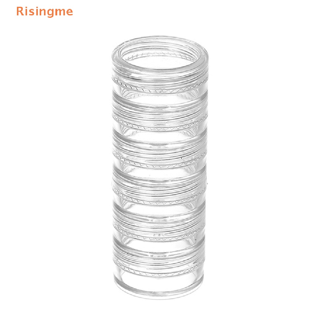 [Risingme] Multilayer Clear Plastic Small Box Jewelry Storage Organizer