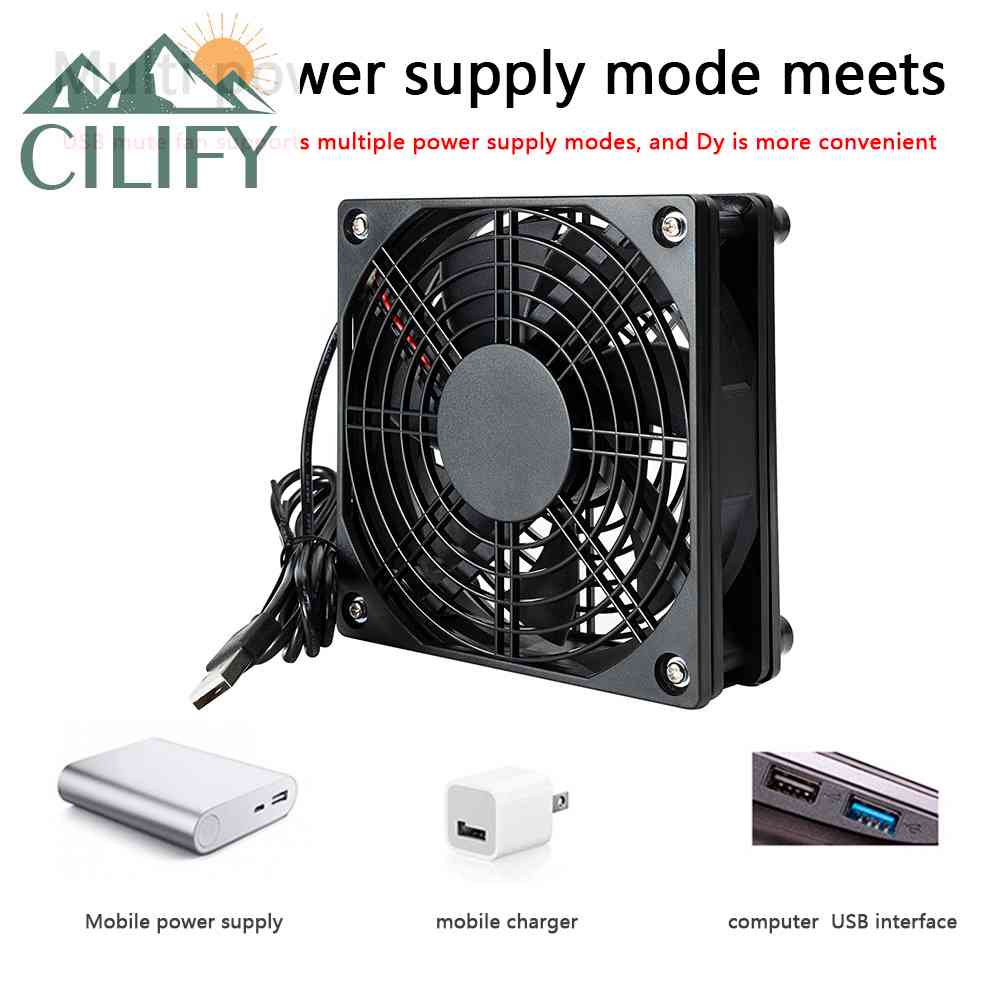 Cilify V Usb Computer Chassis Cooling Fan Wireless Router Set Top Box Mute Cooler Shopee