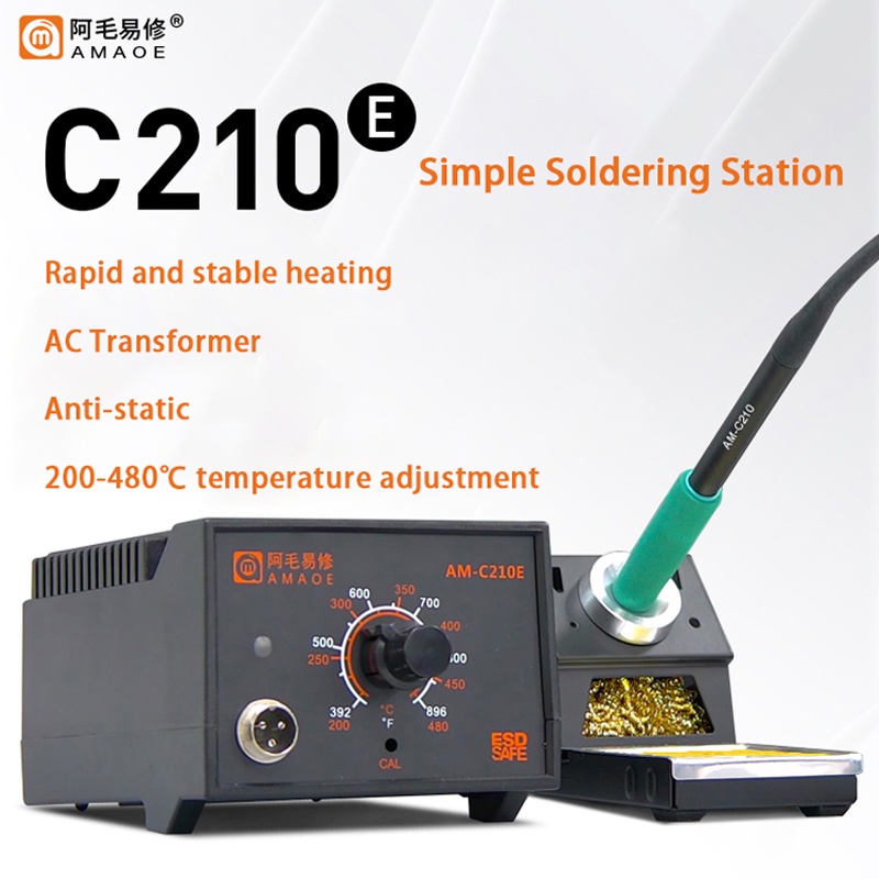 Amaoe C210E Soldering Station 3S Fast Heating Rework Machanese with 210 ...