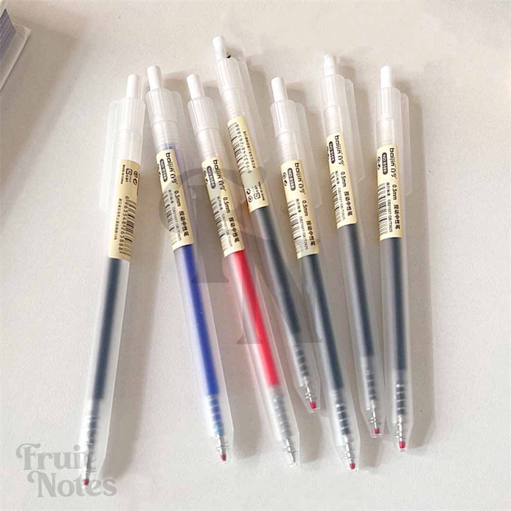 BP099 0.5mm Muji Inspired Push Pen | Shopee Philippines
