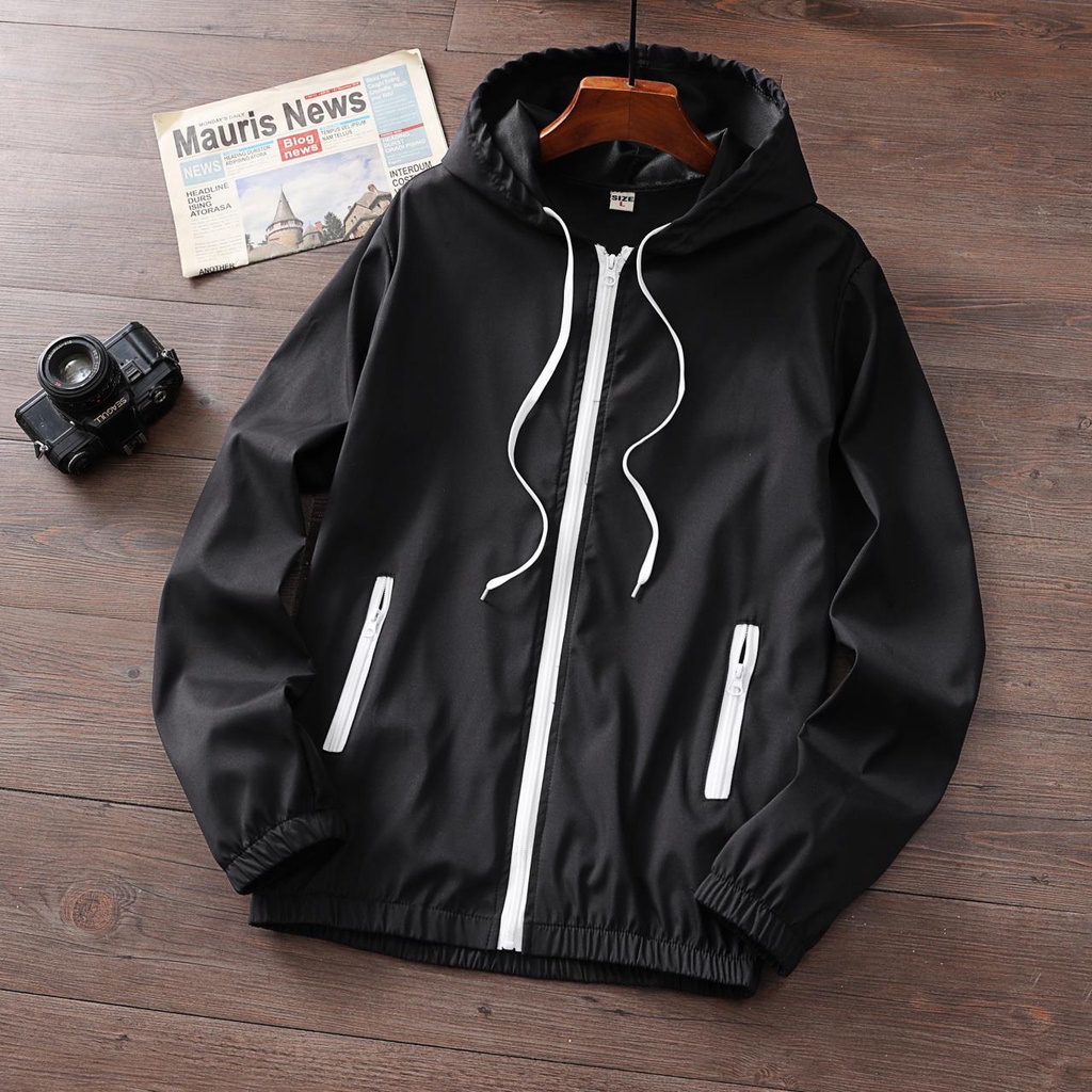 myron fashion jacekt with hoodies with zipper casual unisex coats ...