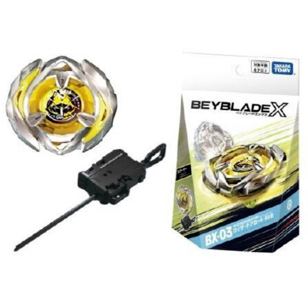 BX-03 Takara Tomy Official BEYBLADE X Starter Wizard Arrow 4-80B ...