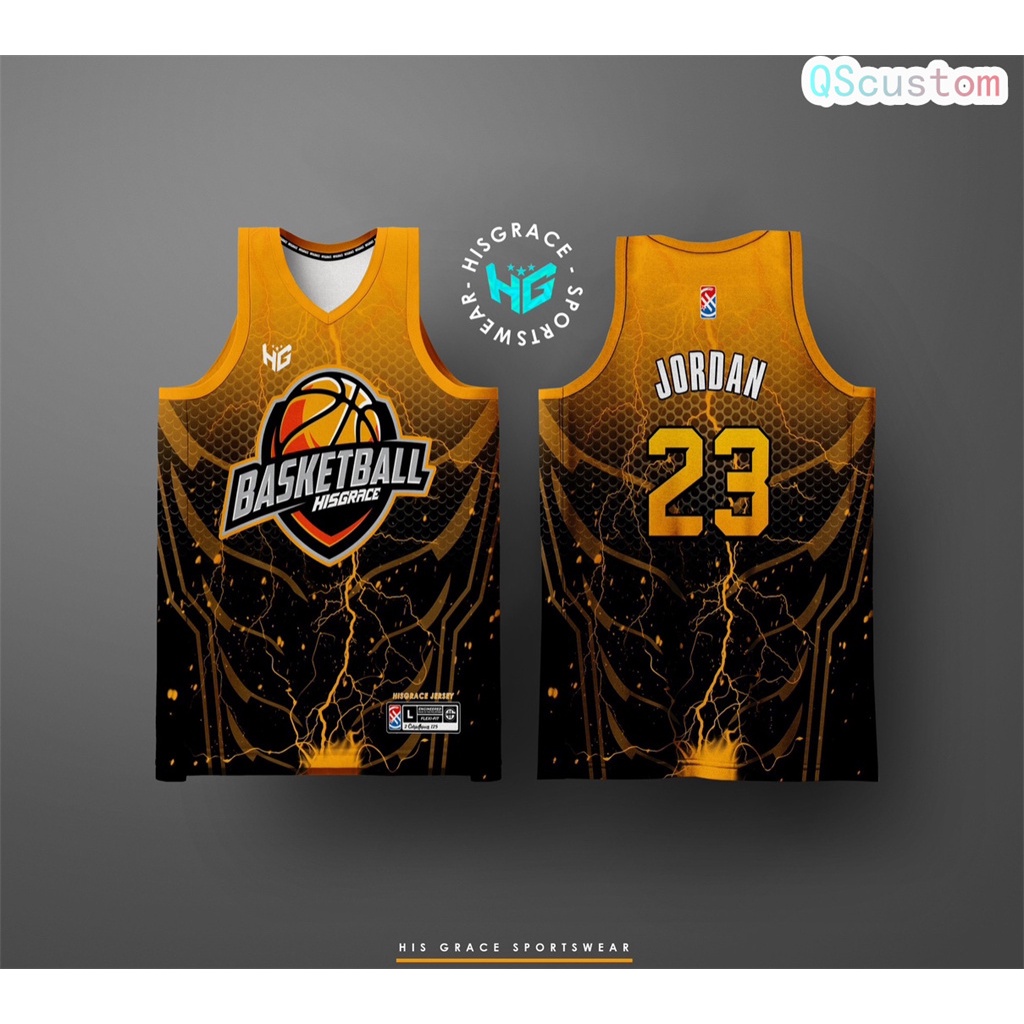 Golden - Black Sportswear Vest Basketball Jersey NO.23 Jordan Free ...