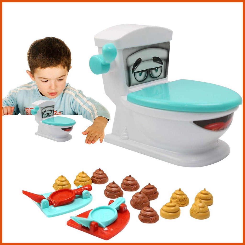 Pooping Toilet Spoof Poop Tricky Toys Funny Poop Toilet Catapult Game