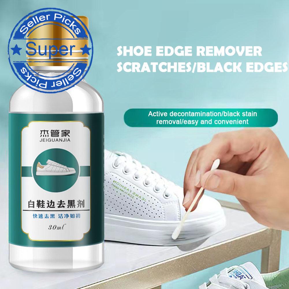 Small White Shoes Stain Removal Cleaner Patent Leather To Black