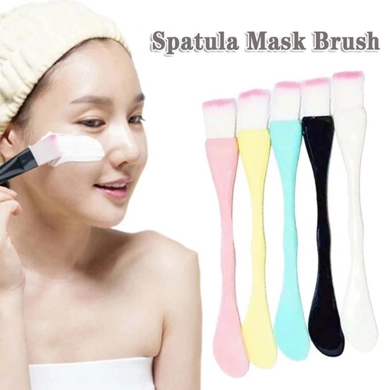 2 In1 Applicator Brush Face Mask Brush / DoubleEnded Silicone Facial