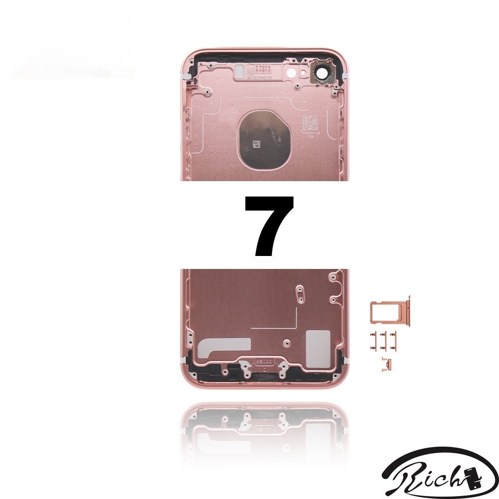 Rear Housing Assembly For iPhone 7 With Battery Back Cover+Middle ...