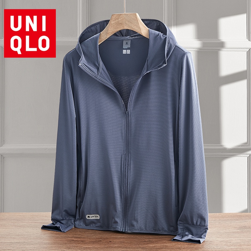 Uniqlo Men's Summer Outdoor Sun Protection Clothing Light Breathable