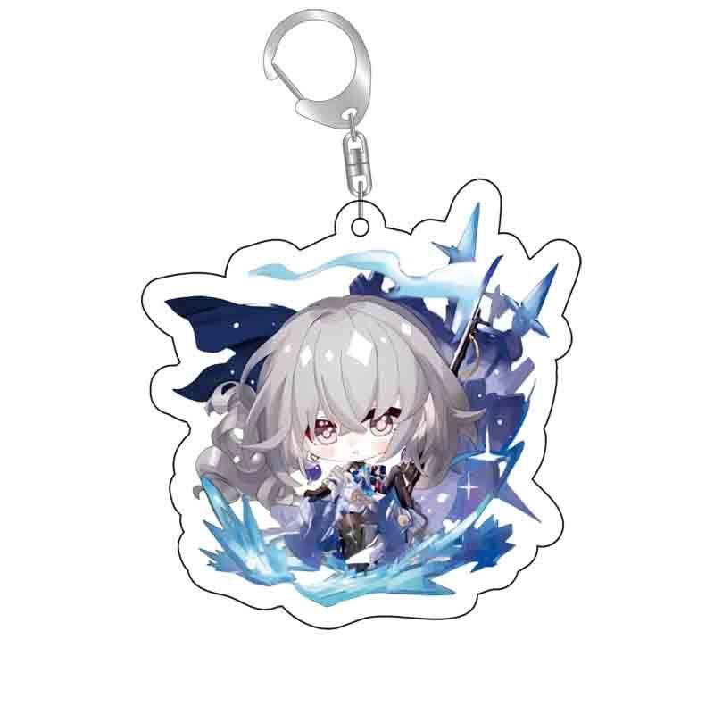 Game Honkai: Star Rail Key Chains Two-sided Keychain Dan Heng March 7th ...