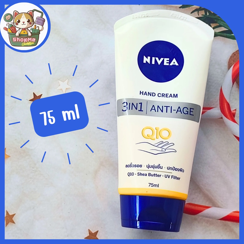 Nivea Hand Cream 3IN1 Anti Age Q10 Q10 75 Ml Shopee Philippines