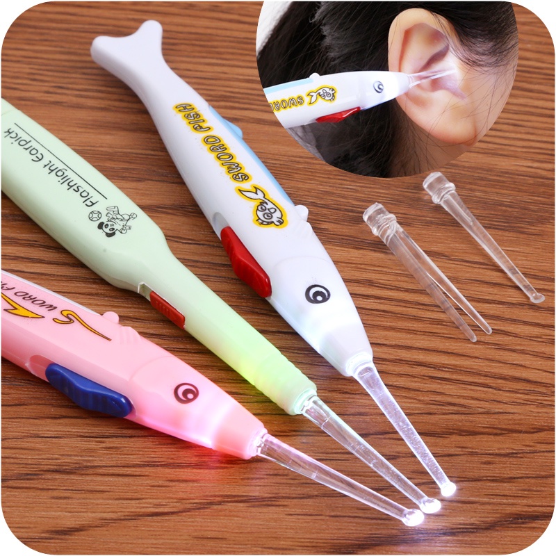 Ear Picker with Light Cartoon Ear Scoop Ear Plucking Artifact Ear