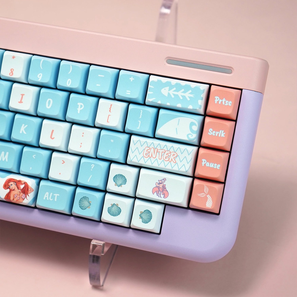 Aangepaste Keycap-collectie, XDA Profile Dye-Sub PBT Keycap Voor Mechanisch Gamingtoetsenbord (Color : Video game