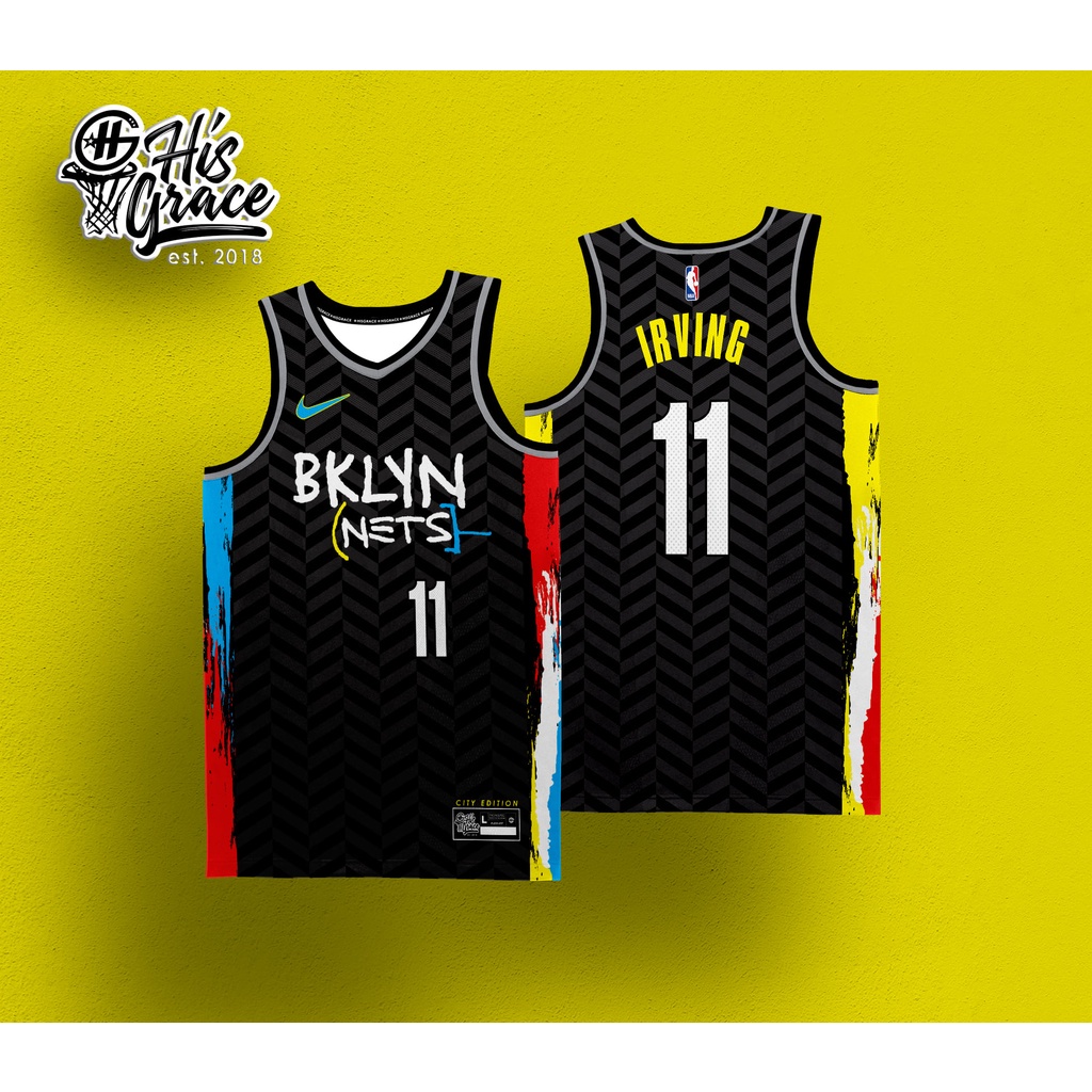 Basketball Jersey Nets 2021 NBA CITY EDITION Bklyn Jersey Full ...