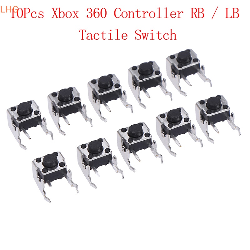 [LHG] 10Pcs RB / LB bumper button tactile switch for Xbox One Xbox 360 ...