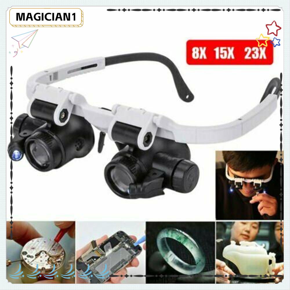 MAGIC Practical Watch Repair Headband Acrylic Lenses LED Light ...