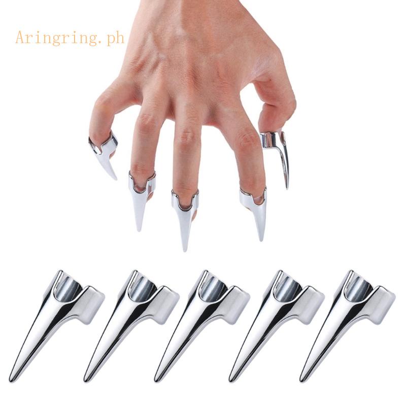 ARIN 5Pcs lot Retro Gothic Nail Claws Cosplay Punk Rock Nail Finger ...