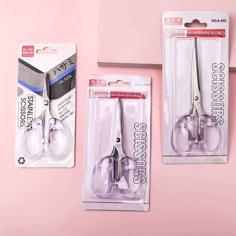 Transparent Small Scissors Handmade Stainless Steel Scissors School ...