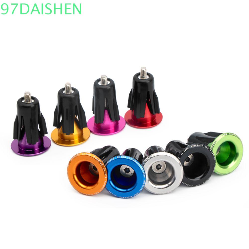DAISHEN 1 Pair Bike Handlebar End Plugs Aluminum Alloy Adjustable