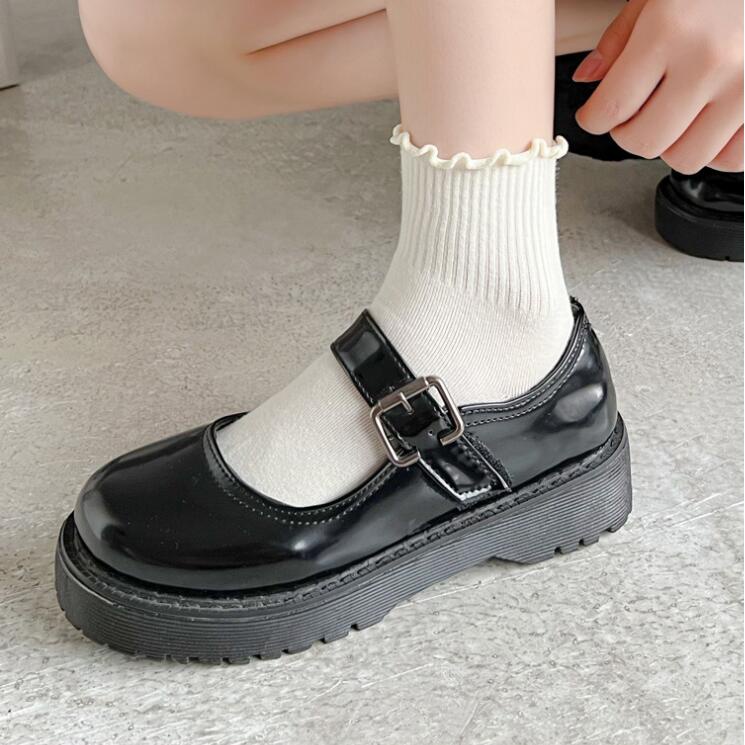 Women's Spring and Summer Thin Japanese JK Socks Pure Cotton ins Mary