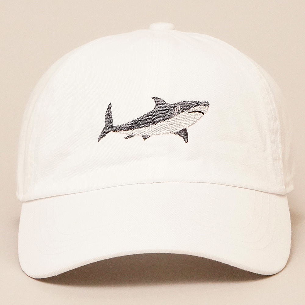 Shark Embroidered Cap Shark Baseball Cap High Quality Trucker Hat ...