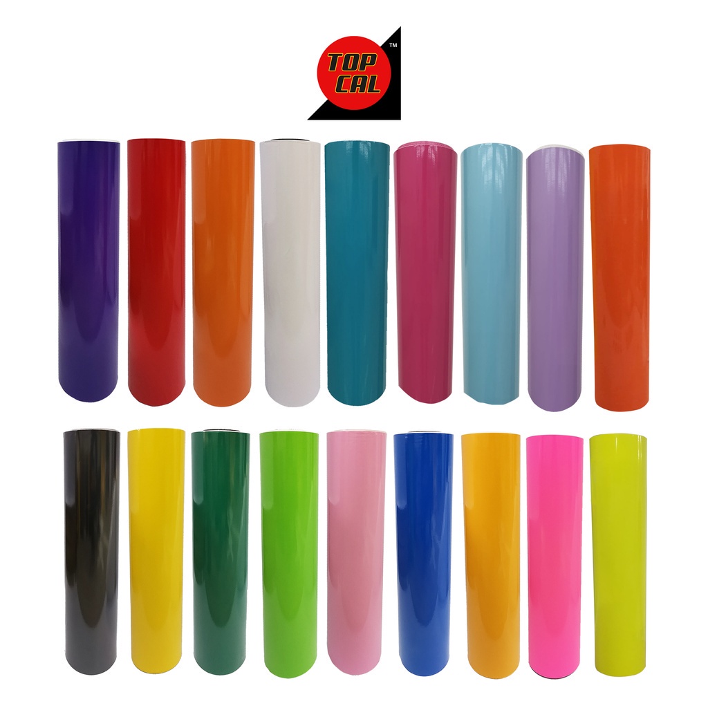 TOPCAL PVC Vinyl Sticker Car Decals 24" Edition Price Per Mete Shopee