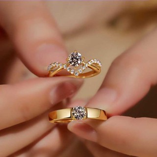 Rings for couple in on sale gold