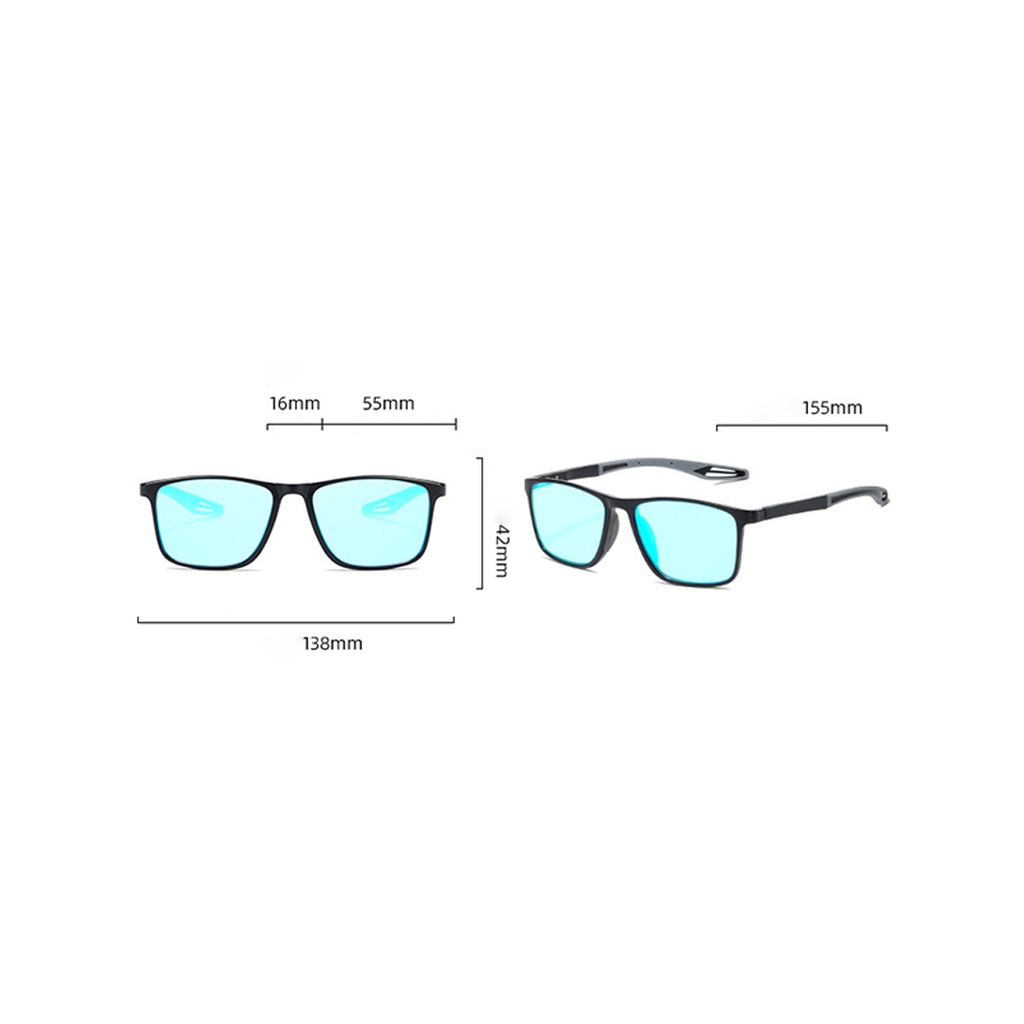 Transparent Color Blind Glasses Red Green Color Blind Corrective ...