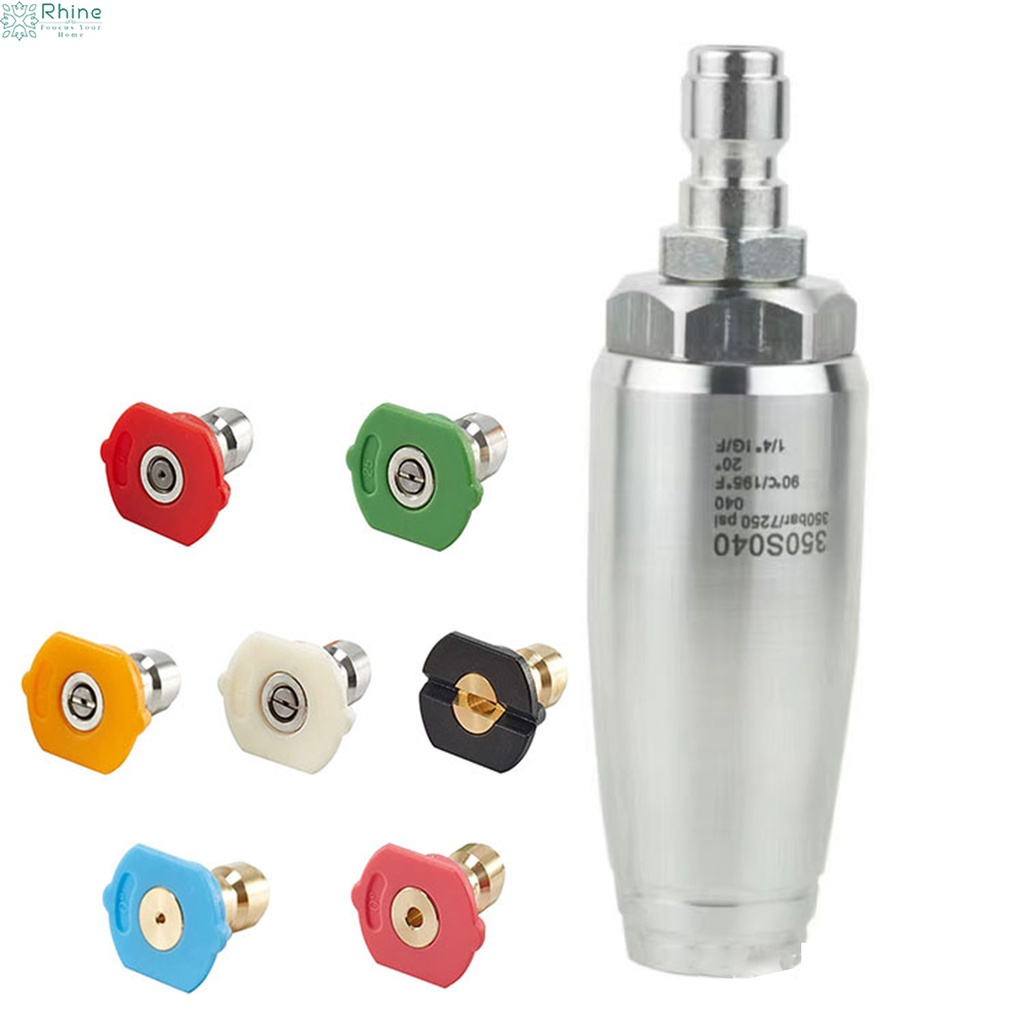 Rhine Turbo Nozzle for Pressure Washer Rotating Nozzle 1/4 Inch Quick ...