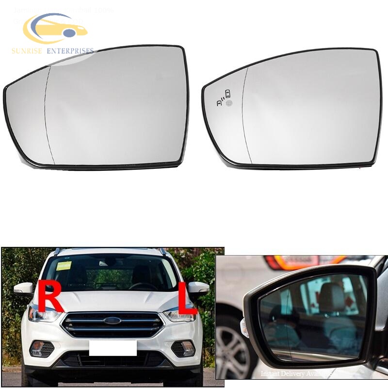 Side Mirror Glass Lens Rearview Ford Ecosport 2013 2014 2015 2016 2017