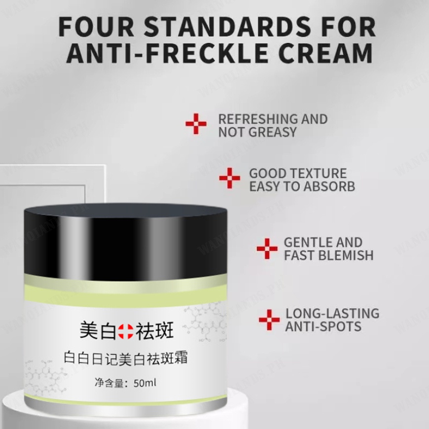 Lighten Hyperpigmentation and Age Spots with our Whitening Cream 50g