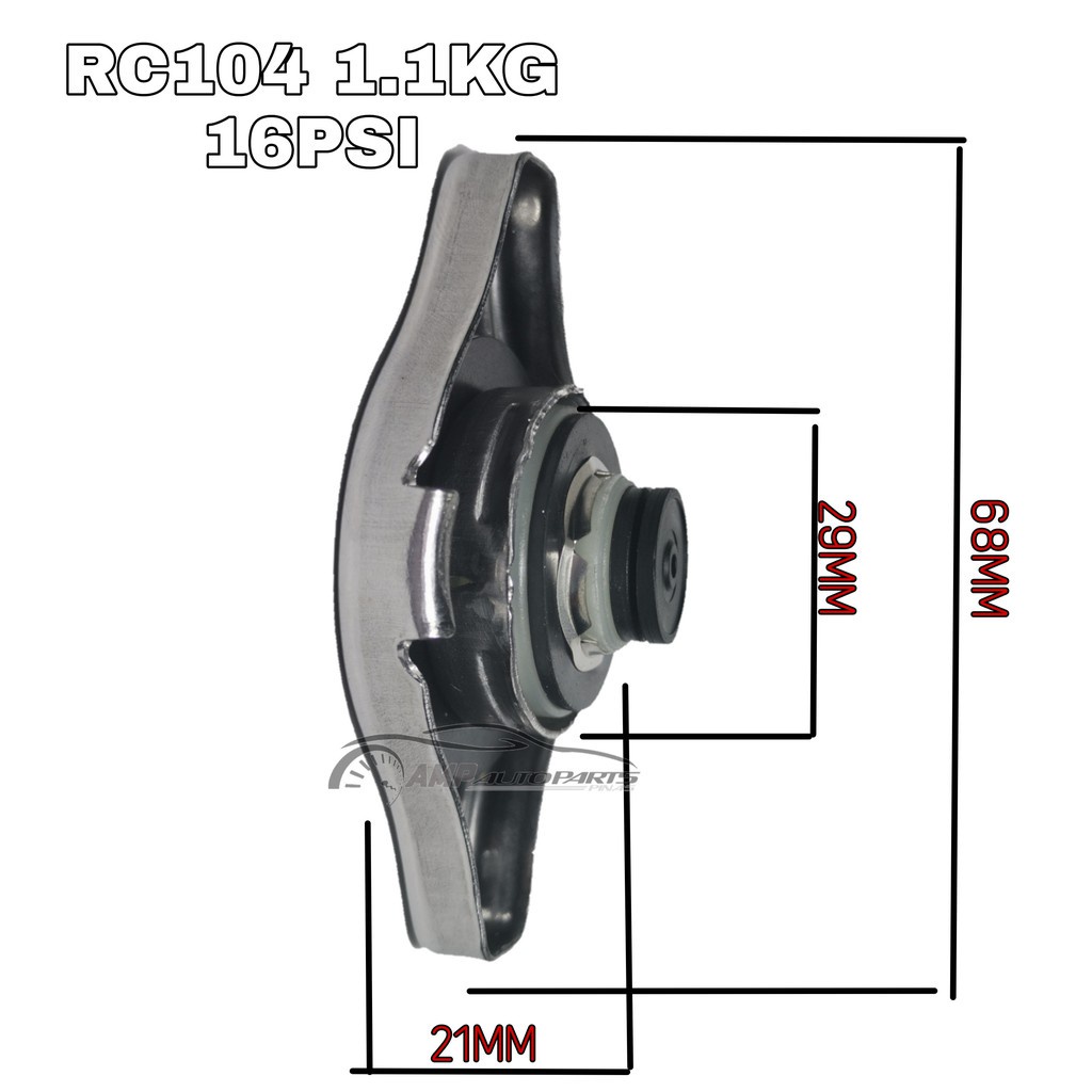 Federal Radiator Cap (Made in U.S.A) | Shopee Philippines
