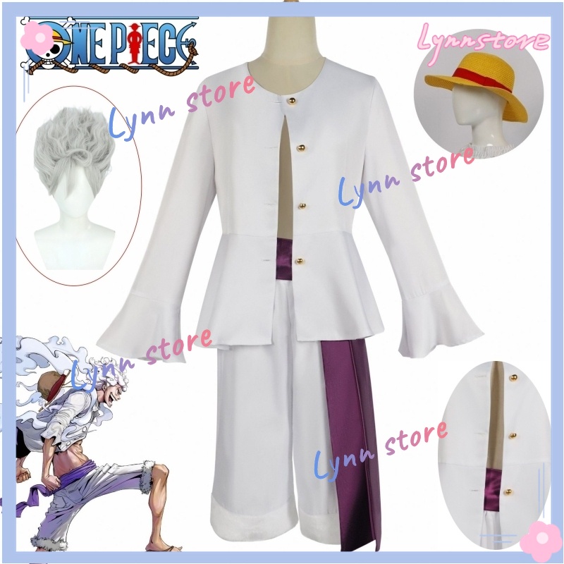 ONE PIECE GEAR5 Luffy Cosplay Costume Luffy Nika Outfit Adult XS-3XL ...