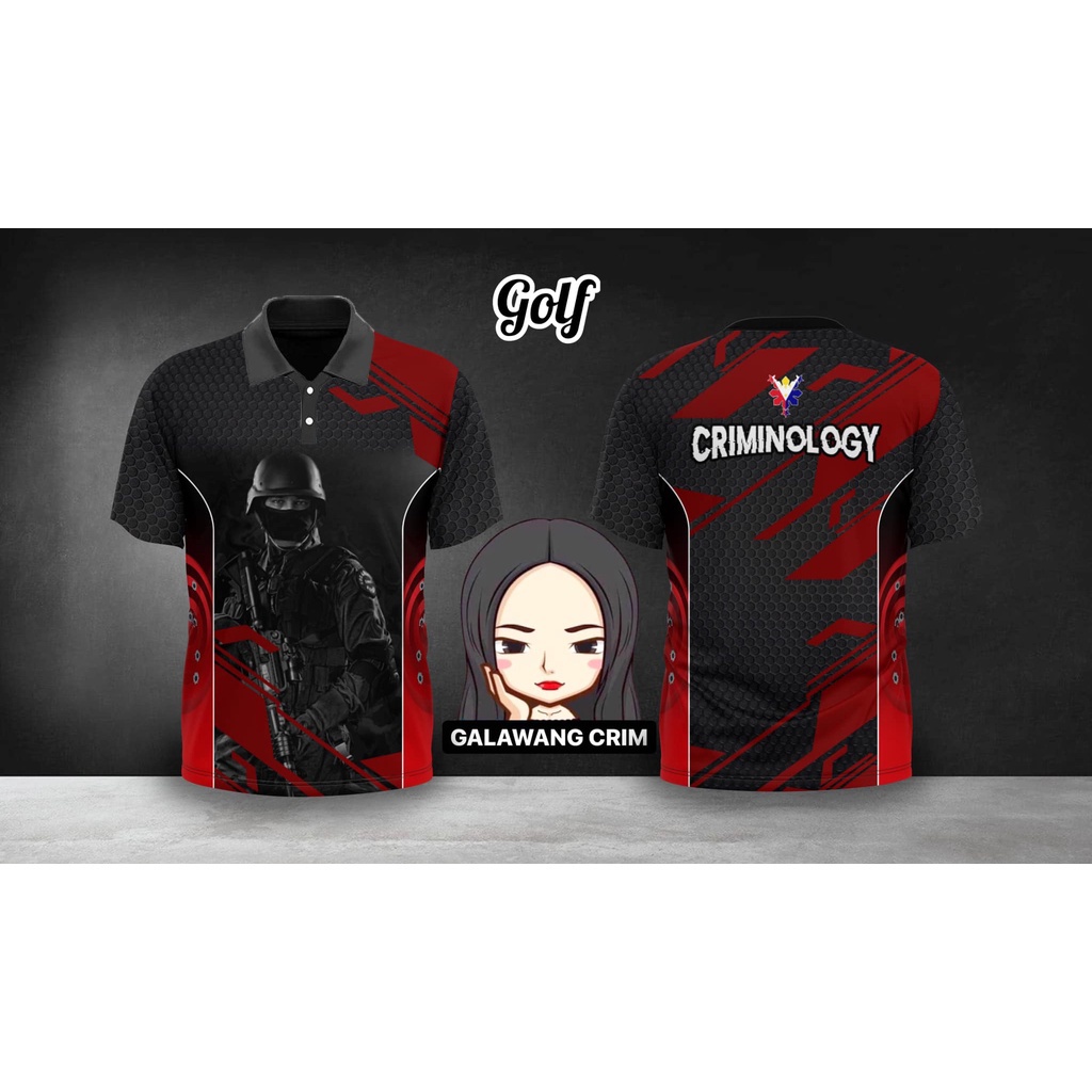 Criminology Polo Shirt Criminology Shirt for Men Full Sublimation for ...