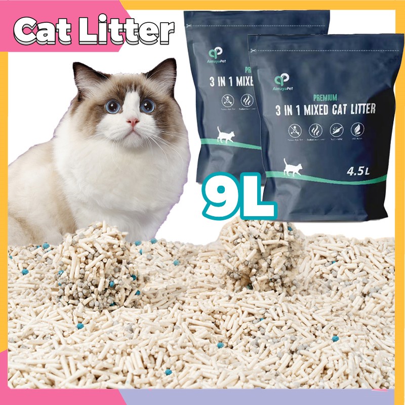 Aimayapet 9L Cat Litter Tofu Cat Litter sand 9L Food GradeOdour Control