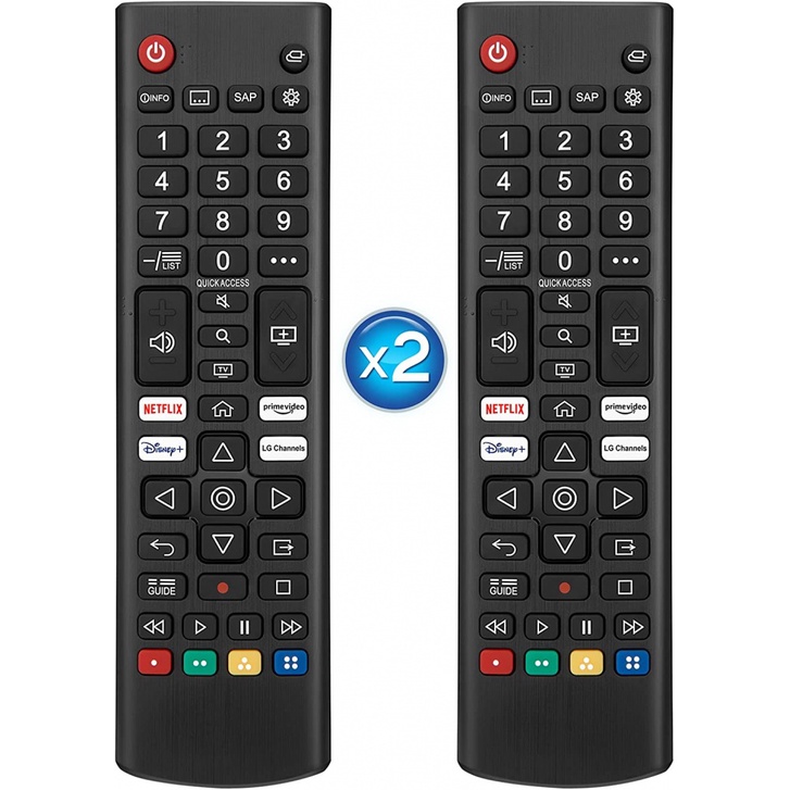 (Pack of 2) 2022 New Remote Control,for for LG