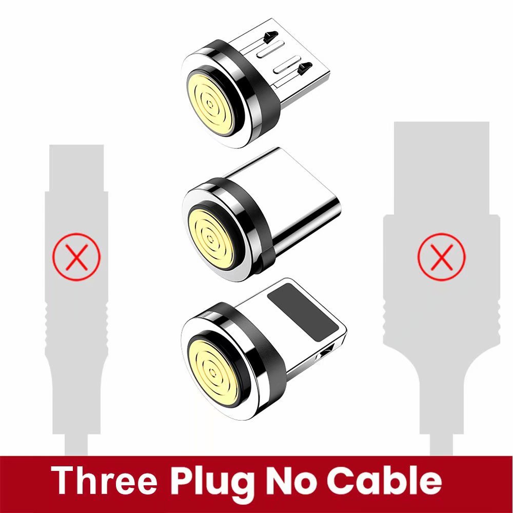 Toocki 540 Rotate Magnetic Charging Cable Cord Plug Type C/Micro/lOS ...