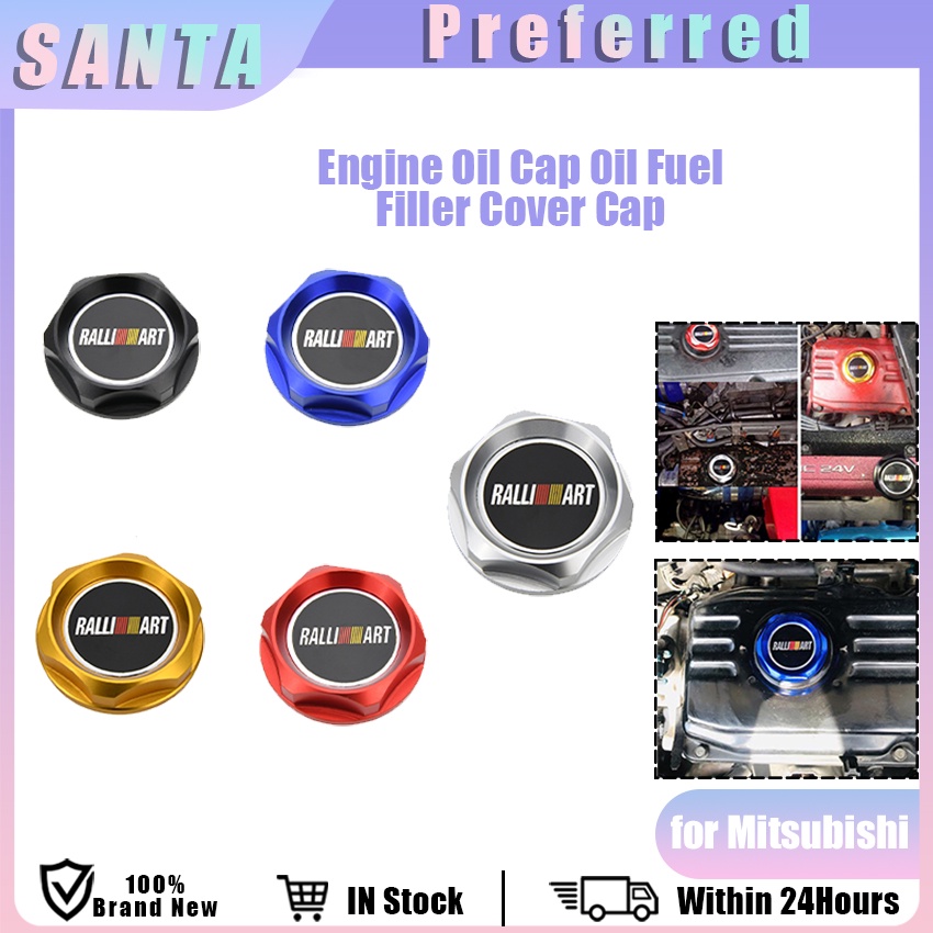 Ralliart Car Racing Modified Engine Oil Cap for Mitsubishi Car Models ...